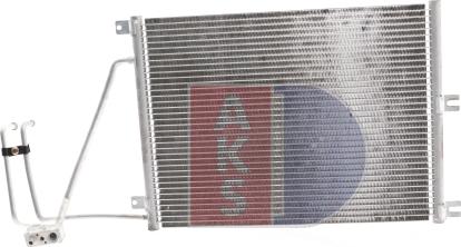 AKS Dasis 152070N - Condenser, air conditioning autospares.lv