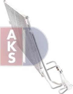 AKS Dasis 152070N - Condenser, air conditioning autospares.lv