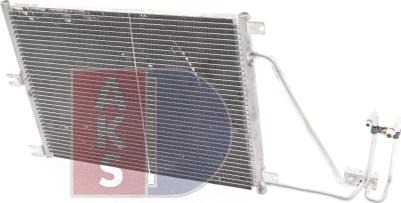 AKS Dasis 152070N - Condenser, air conditioning autospares.lv