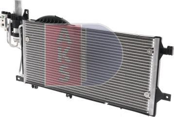 AKS Dasis 152710N - Condenser, air conditioning autospares.lv