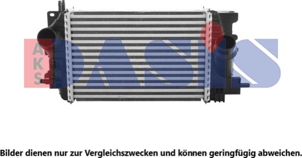 AKS Dasis 157052N - Intercooler, charger autospares.lv