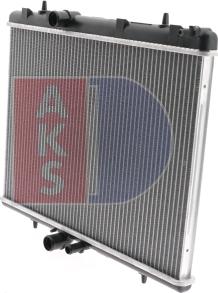 AKS Dasis 160099N - Radiator, engine cooling autospares.lv