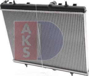 AKS Dasis 160099N - Radiator, engine cooling autospares.lv