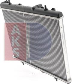 AKS Dasis 160099N - Radiator, engine cooling autospares.lv