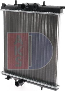 AKS Dasis 160097N - Radiator, engine cooling autospares.lv