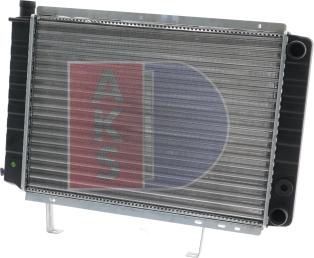 AKS Dasis 160048N - Radiator, engine cooling autospares.lv