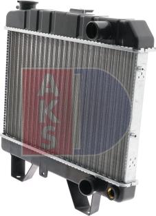 AKS Dasis 160047N - Radiator, engine cooling autospares.lv