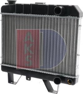 AKS Dasis 160047N - Radiator, engine cooling autospares.lv