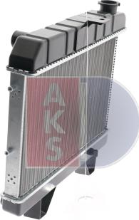 AKS Dasis 160047N - Radiator, engine cooling autospares.lv