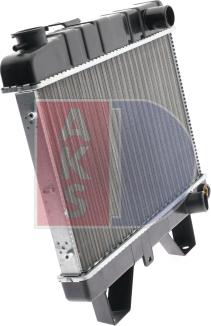 AKS Dasis 160047N - Radiator, engine cooling autospares.lv