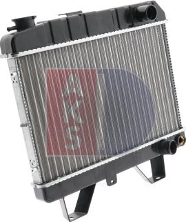 AKS Dasis 160047N - Radiator, engine cooling autospares.lv