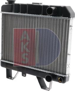 AKS Dasis 160047N - Radiator, engine cooling autospares.lv