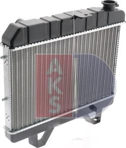 AKS Dasis 160047N - Radiator, engine cooling autospares.lv