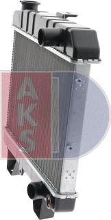 AKS Dasis 160047N - Radiator, engine cooling autospares.lv