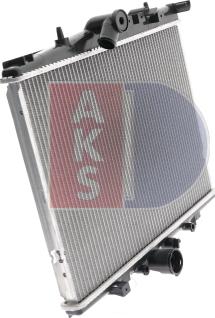 AKS Dasis 160059N - Radiator, engine cooling autospares.lv