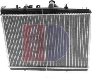 AKS Dasis 160059N - Radiator, engine cooling autospares.lv