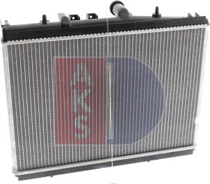 AKS Dasis 160059N - Radiator, engine cooling autospares.lv