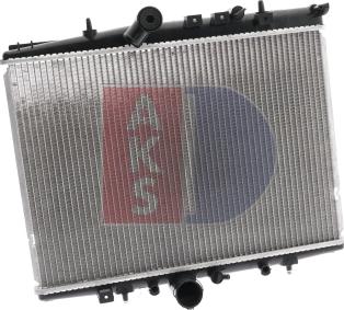 AKS Dasis 160059N - Radiator, engine cooling autospares.lv