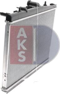 AKS Dasis 160059N - Radiator, engine cooling autospares.lv