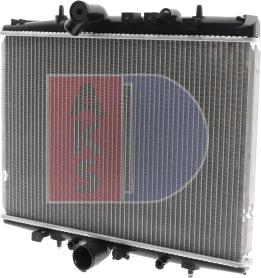 AKS Dasis 160059N - Radiator, engine cooling autospares.lv