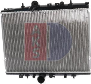 AKS Dasis 160059N - Radiator, engine cooling autospares.lv