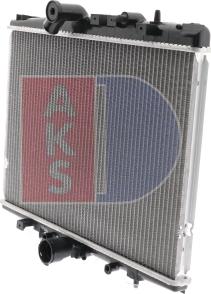 AKS Dasis 160059N - Radiator, engine cooling autospares.lv