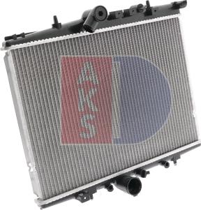 AKS Dasis 160059N - Radiator, engine cooling autospares.lv