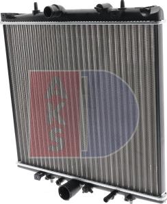 AKS Dasis 160065N - Radiator, engine cooling autospares.lv