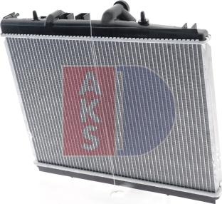 AKS Dasis 160000N - Radiator, engine cooling autospares.lv