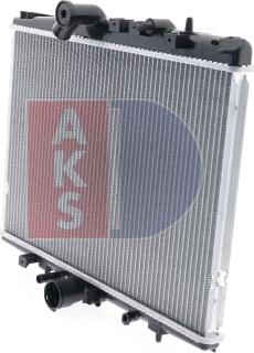 AKS Dasis 160000N - Radiator, engine cooling autospares.lv