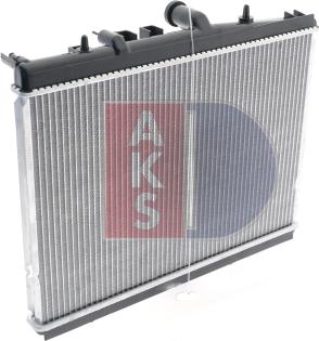 AKS Dasis 160000N - Radiator, engine cooling autospares.lv