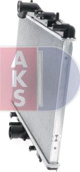 AKS Dasis 160000N - Radiator, engine cooling autospares.lv