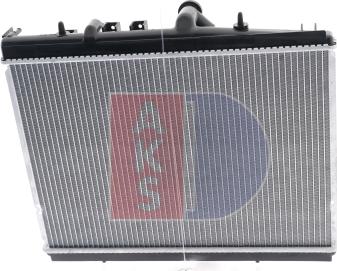 AKS Dasis 160000N - Radiator, engine cooling autospares.lv