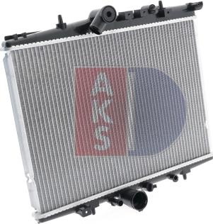 AKS Dasis 160000N - Radiator, engine cooling autospares.lv