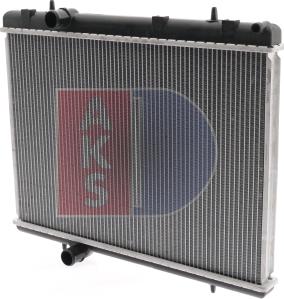 AKS Dasis 160011N - Radiator, engine cooling autospares.lv