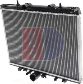 AKS Dasis 160017N - Radiator, engine cooling autospares.lv