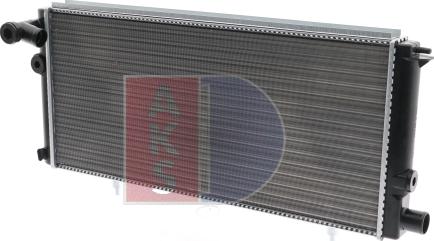 AKS Dasis 160080N - Radiator, engine cooling autospares.lv