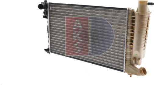 AKS Dasis 160025N - Radiator, engine cooling autospares.lv