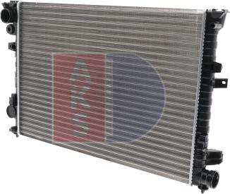 AKS Dasis 160021N - Radiator, engine cooling autospares.lv