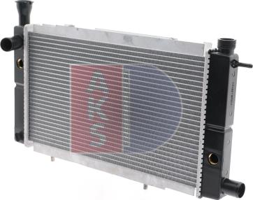 AKS Dasis 160070N - Radiator, engine cooling autospares.lv