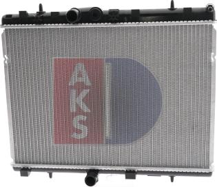 AKS Dasis 160108N - Radiator, engine cooling autospares.lv