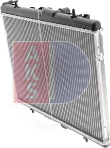 AKS Dasis 160108N - Radiator, engine cooling autospares.lv