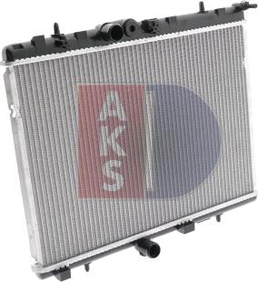 AKS Dasis 160108N - Radiator, engine cooling autospares.lv