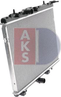 AKS Dasis 160108N - Radiator, engine cooling autospares.lv