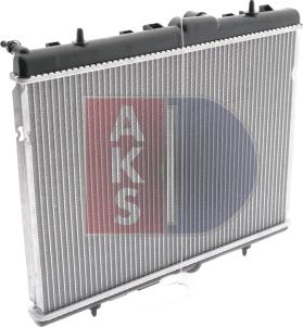 AKS Dasis 160108N - Radiator, engine cooling autospares.lv