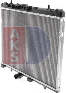 AKS Dasis 160108N - Radiator, engine cooling autospares.lv