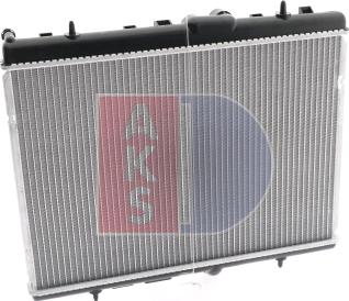 AKS Dasis 160108N - Radiator, engine cooling autospares.lv