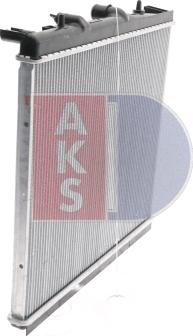 AKS Dasis 160115N - Radiator, engine cooling autospares.lv