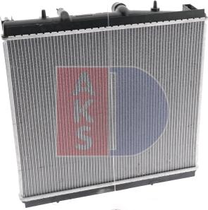 AKS Dasis 160115N - Radiator, engine cooling autospares.lv