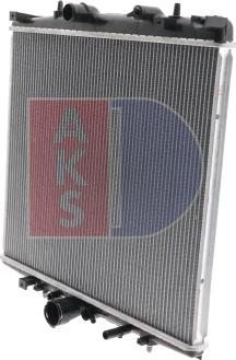 AKS Dasis 160115N - Radiator, engine cooling autospares.lv